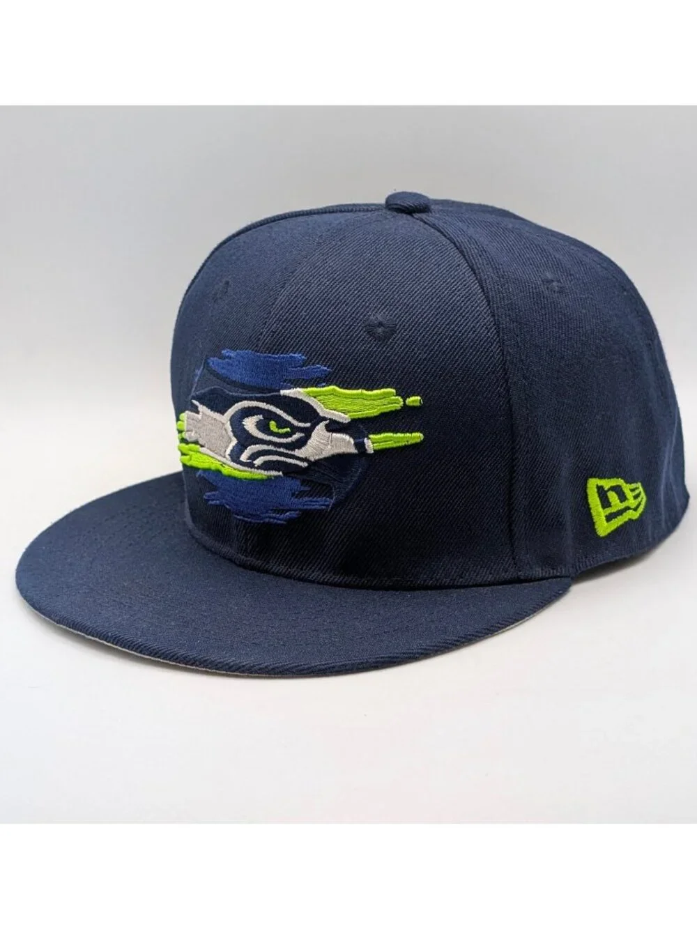 Seattle Seahawks Hat Snapback New Era Blue Green Unisex NFL Football Flat Bill